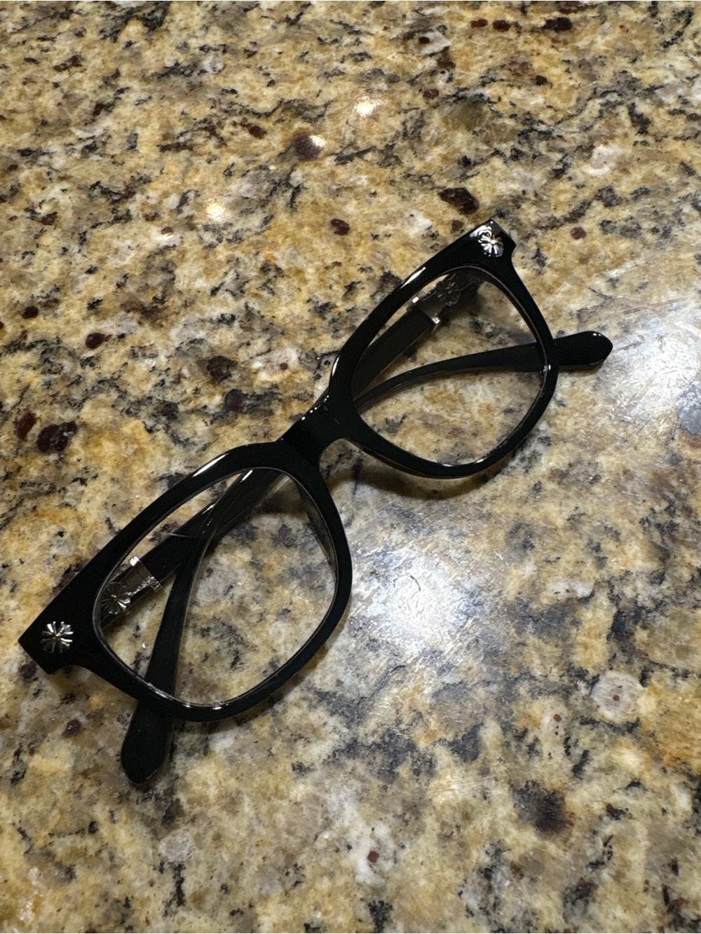 Black frame blue light glasses
